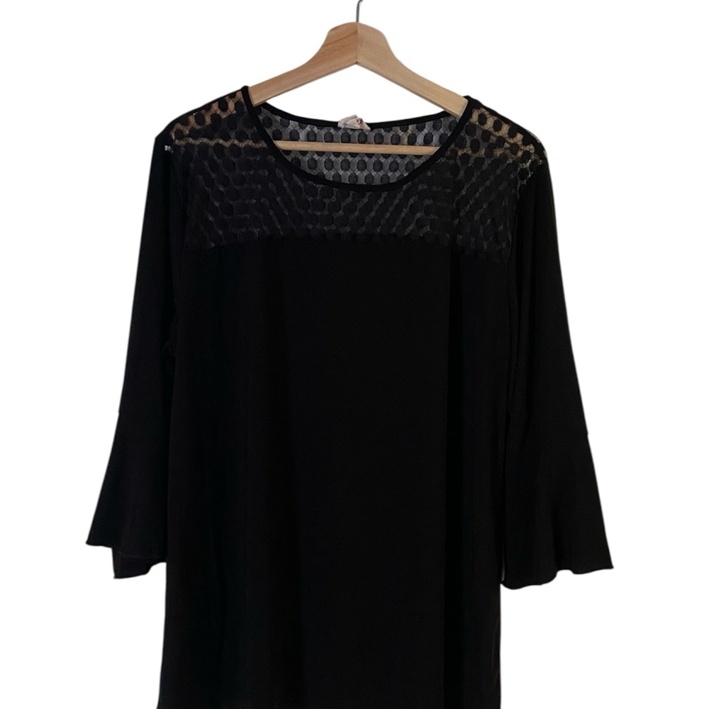 Black Blouse with Lace